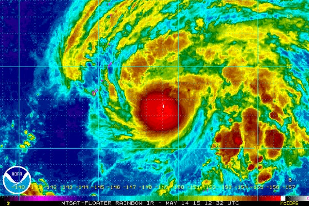 NWS Warns of "Devastating Damage" as Typhoon Churns Towards Guam