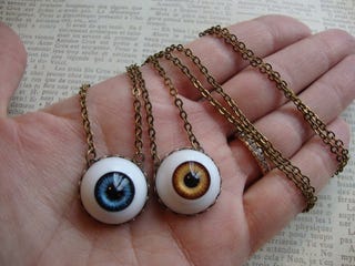 The very best fancy eyeball jewelry for a macabre night out