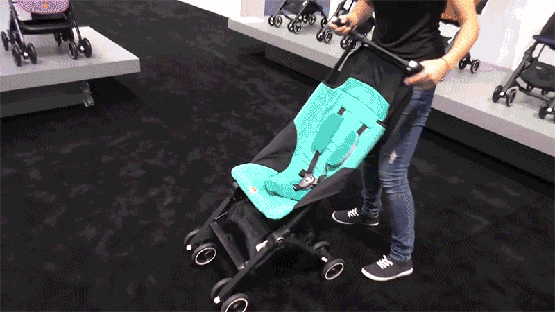 smallest folding pram