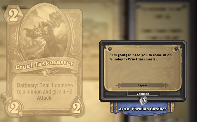 Hearthstone Cards Are Funnier Than You'd Expect