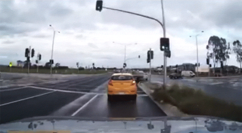 Can You Figure Out Where This Ghost Car Came From Before Crashing Into A Truck?