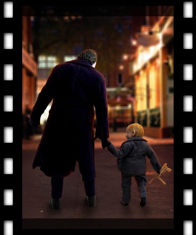Please let this Joker Jr. Doll inspire a Dark Knight Babies line