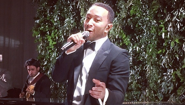 John Legend Sang 'All Of Me' at a Couple's Wedding