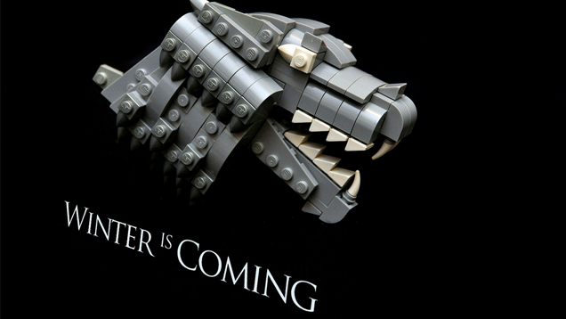 Game Of Thrones House Sigils, Made Out Of Lego