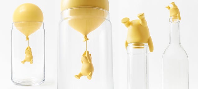 Impossibly Adorable Glassware Inspired by Winnie the Pooh's Antics