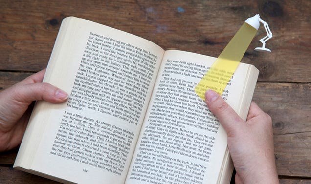Adorable Desk Lamp Bookmark Sheds Light On the Last Page You Read