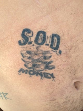 Riff Raff's Tattoos