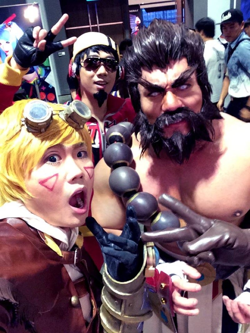 Enormous Muscles Sure Help with Cosplay