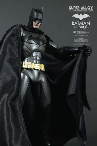 I'm in Love With a Giant Batman Figure That's Made Out of Metal