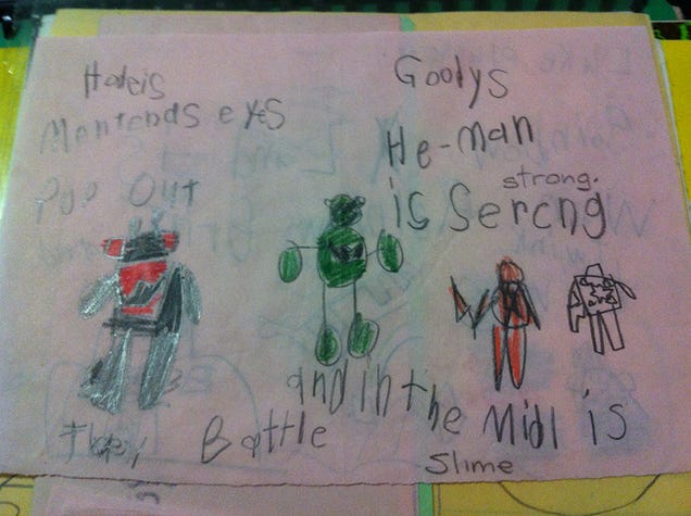 A Child's Sketchbook From the 1980s, Preserved For the 21st Century