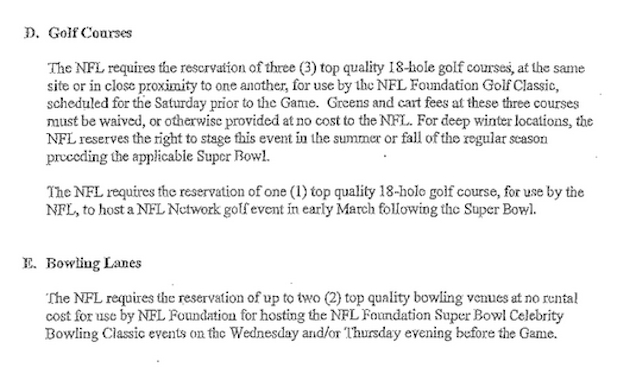 The NFL's Demands For A Super Bowl Host City Include Lots Of Free Stuff