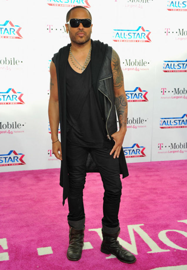 NBA All-Stars On The "Magenta Carpet"