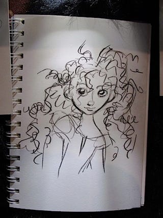 Beautiful Brave concept art takes you behind the ginger curls of Pixar's first solo female hero