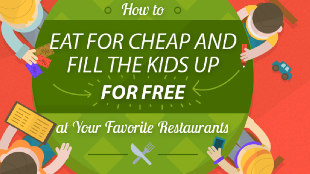 This Infographic Tells You When Kids Eat Free at Chain Restaurants