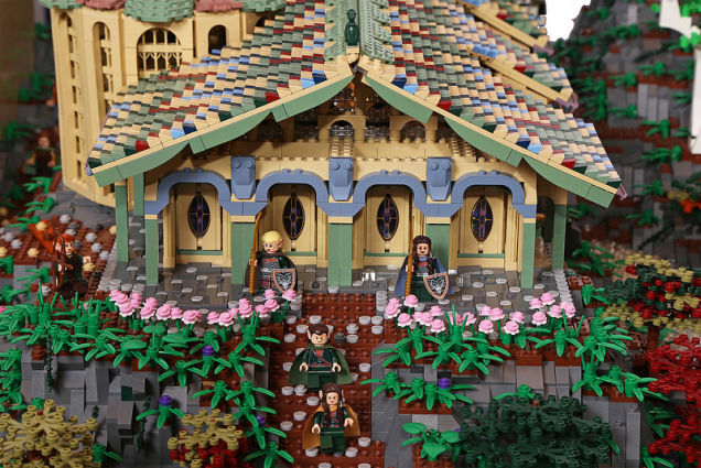 This gigantic amazing Lego recreation of Rivendell will blow your mind