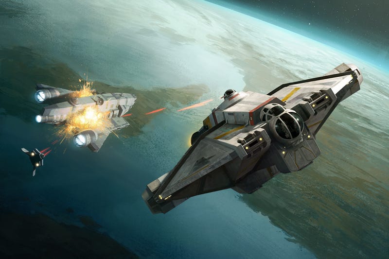 Star Wars Space Battle Has No Chill