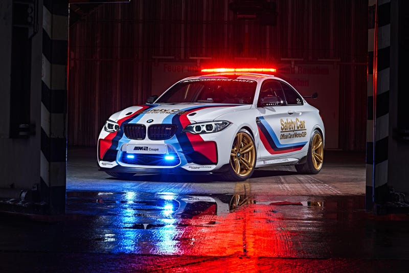 The BMW M2 Gets Decked Out In Gold To Become MotoGP's Badass New Safety Car