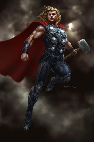 Insane collection of Avengers concept art shows Thanos in action