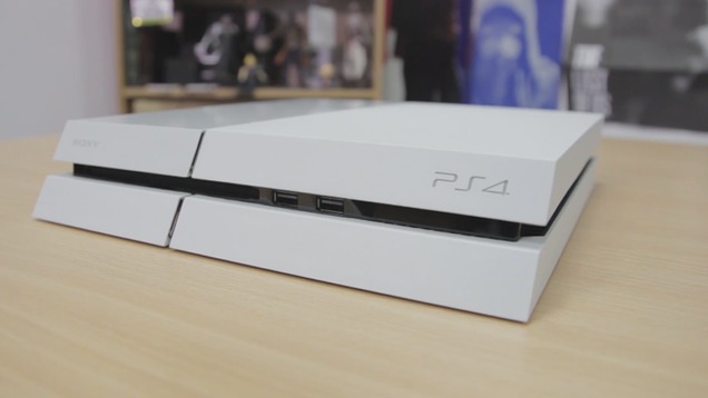 Up Close With The White PS4