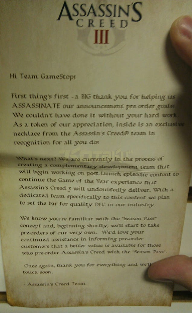 Sounds Like Assassin's Creed III is Getting a TON of DLC