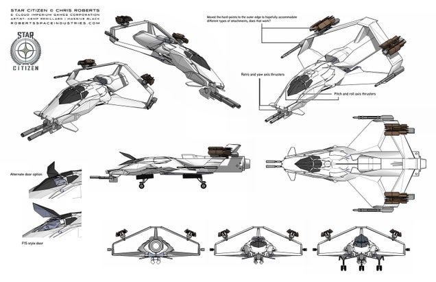 Badass 90's Starfighter Design Lives On With Star Citizen