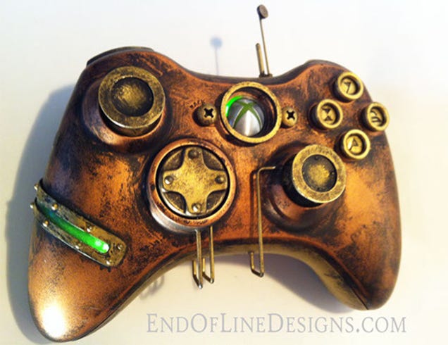Steampunk Xbox 360 Pad is Queen Victoria's Controller of Choice