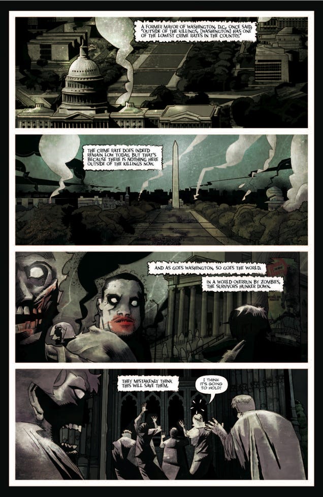 Check out a 7-page preview of the latest issue of Zombies Vs. Robots: Undercity