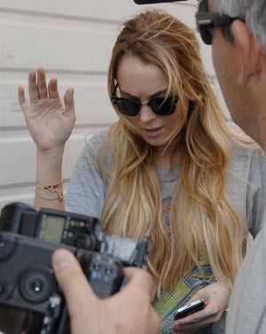 Lindsay Lohan: Don't Ask Me About My Sister's Chest