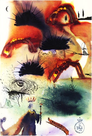 What did Salvador Dalí's Alice in Wonderland look like?