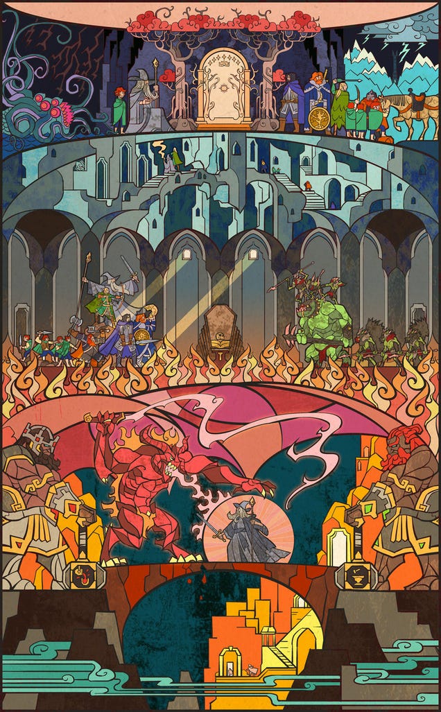 Wonderful Lord of the Rings Art That Goes On And On