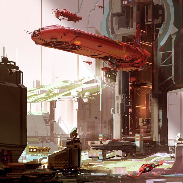 I want to live in the optimistic sci-fi worlds of Nicolas Bouvier