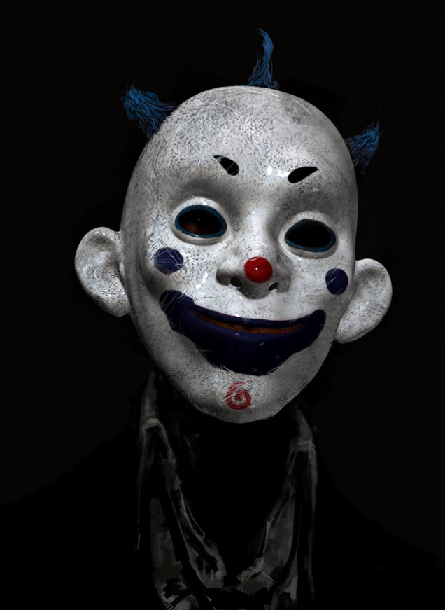 Never-seen Dark Knight concept art reveals the terrifying origins of the Joker's Clown Gang