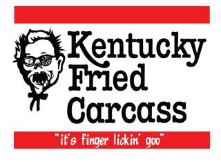 Logos redesigned for the impending zombie apocalypse