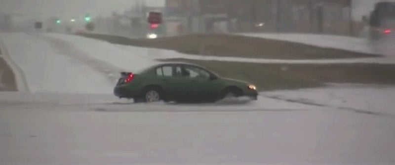 What The Hell Was This Person Thinking When They Drove Their Car Into A Huge Flood-Lake?