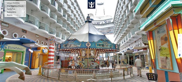 Explore the Largest Cruise Ship In the World With Google Street View