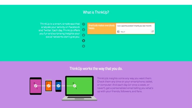 ThinkUp Analyzes Your Social Life, Highlights Your Best Moments