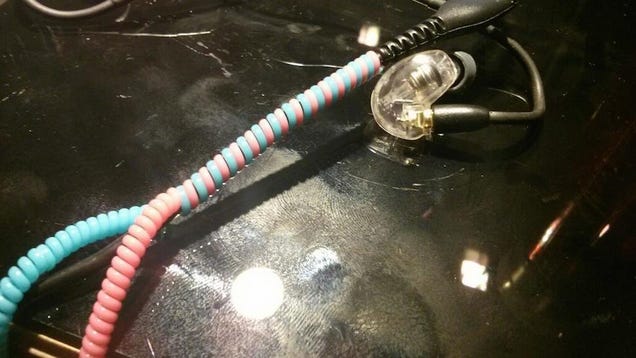 Wrap Your Headphone Cables in Beads to Keep Them from Tangling