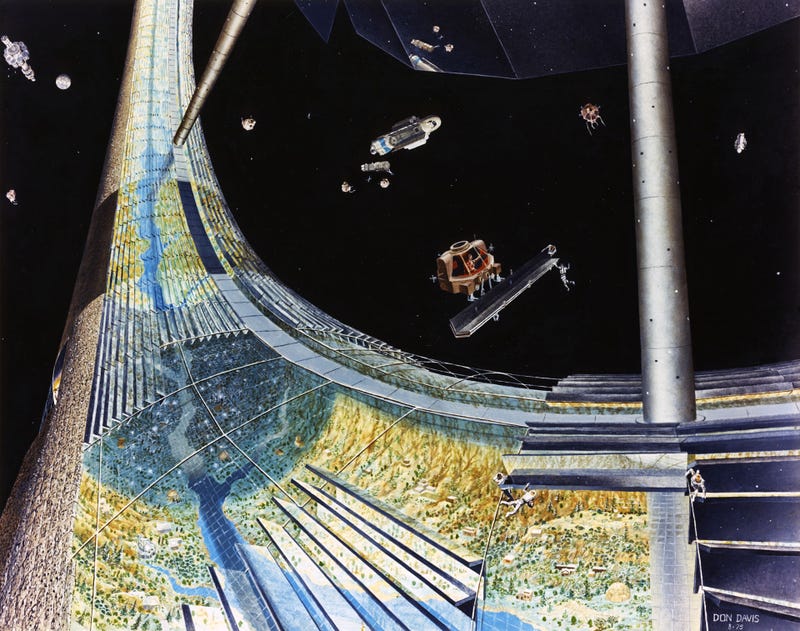 Stunning concept art reveals NASA's 1970s vision for humanity in space