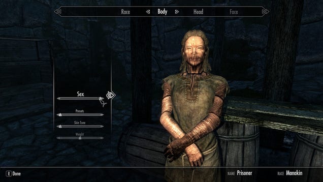 Skyrim Mod Lets You Marry Creepy Wooden People
