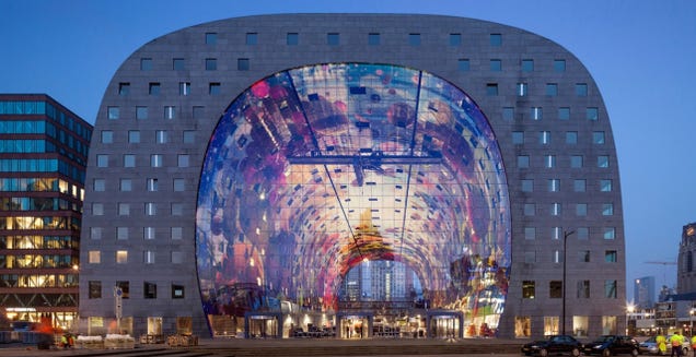 Rotterdam's New Farmers Market Looks Like the Inside of a Vitamix