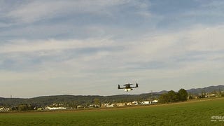 Watch this insanely fast drone fly at impossible speeds into the clouds