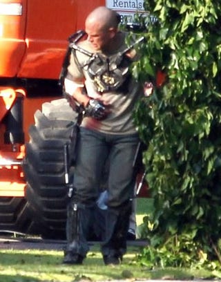 First Photos of Matt Damon as a Cyborg on the Edge in Neill Blomkamp's Elysium