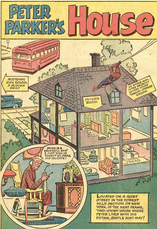 Vintage Spider-Man maps lay out the geography of Peter Parker's life