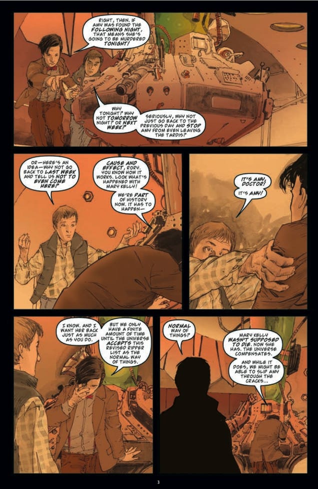 Check out a 7-page preview of IDW's Doctor Who comic: it's the 11th Doctor vs. Jack the Ripper!