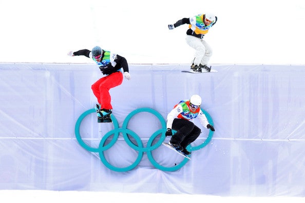 Winter Olympic Snowboarding Girl Games