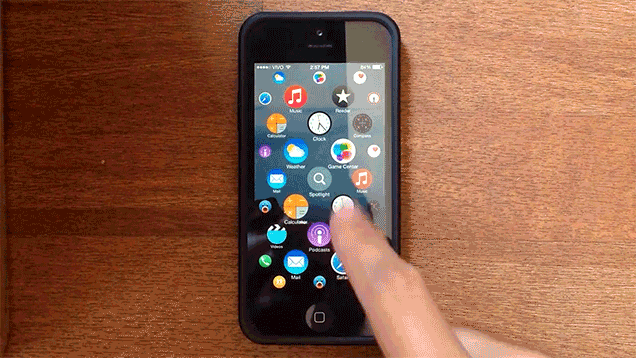 How the iPhone's UI Would Look If It Acted Like the Apple Watch