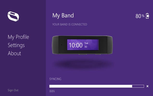 Here's Our First Glimpse of Microsoft's Fitness Band