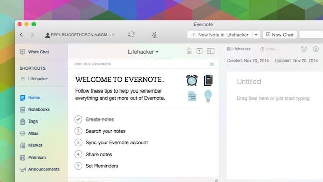 Evernote for Mac Updated with Sleeker Design and Performance Features