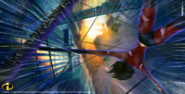 Gorgeous fan-made Incredibles 2 concept art makes us wish this was a real movie