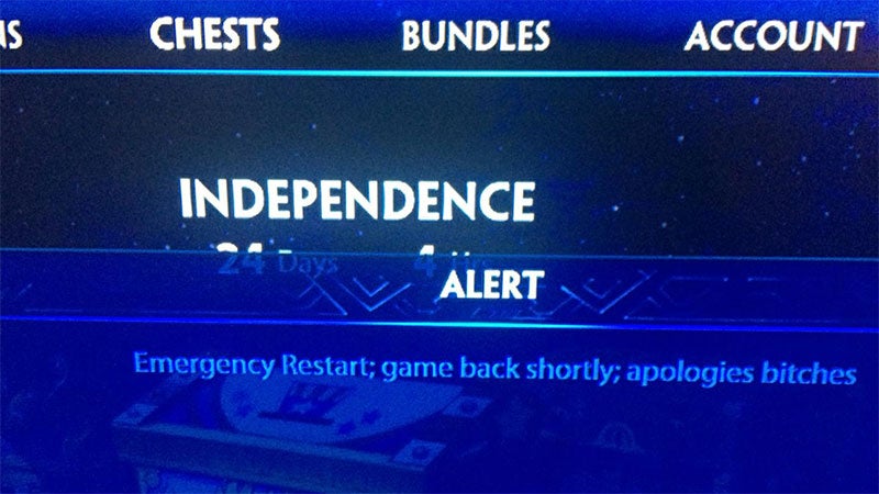Not The Best Server Restart Message